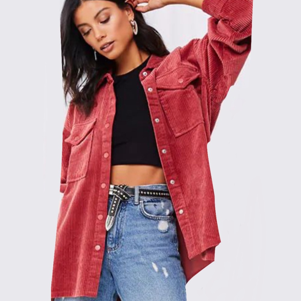 Corduroy jacket - forever 21 🍒💣